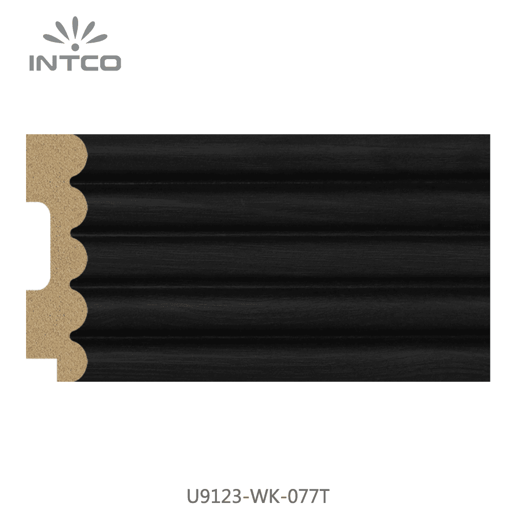 U9123-WK-077T — 7.2cm Noir PS Baguette d'Encadrement