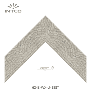 6248-WX-U-188T — 8.89cm Natural PS Moldura para Quadro