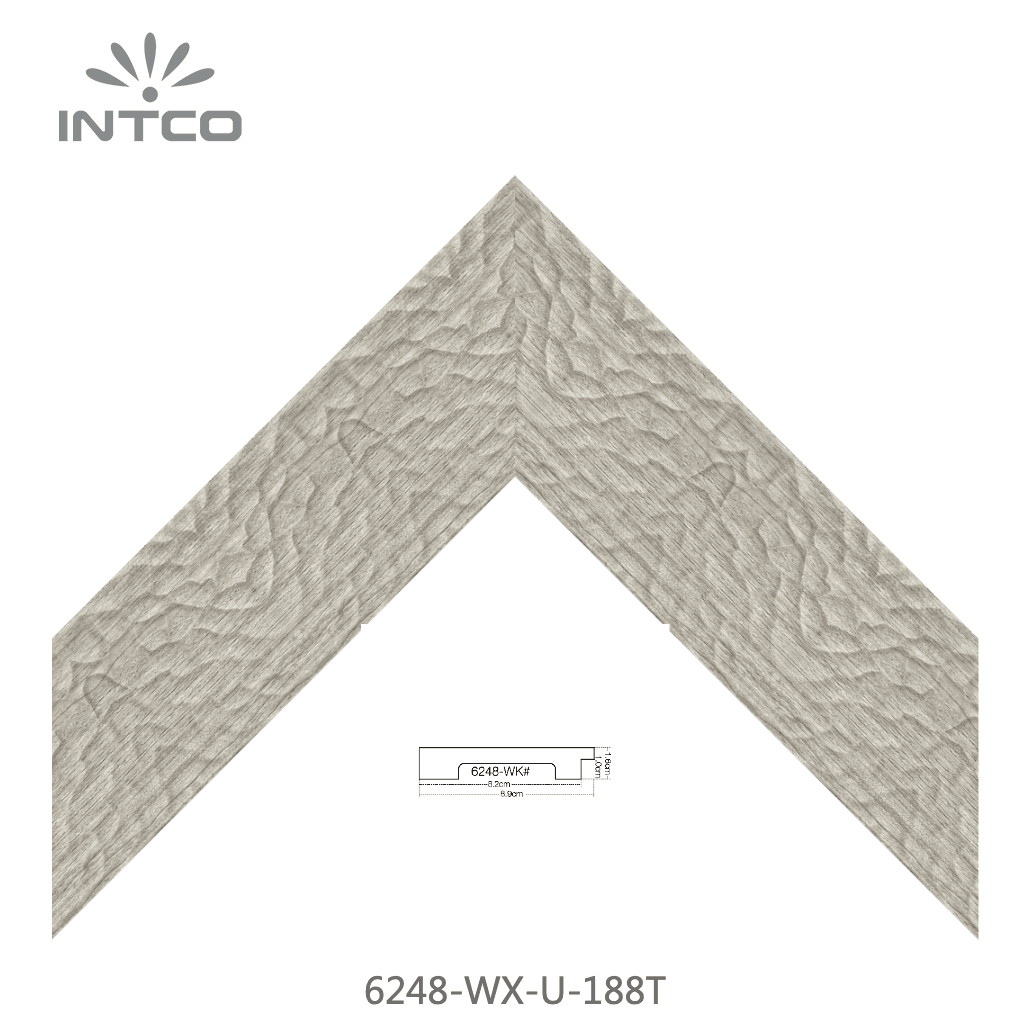6248-WX-U-188T — 8.89cm Natural PS Moldura para Quadro