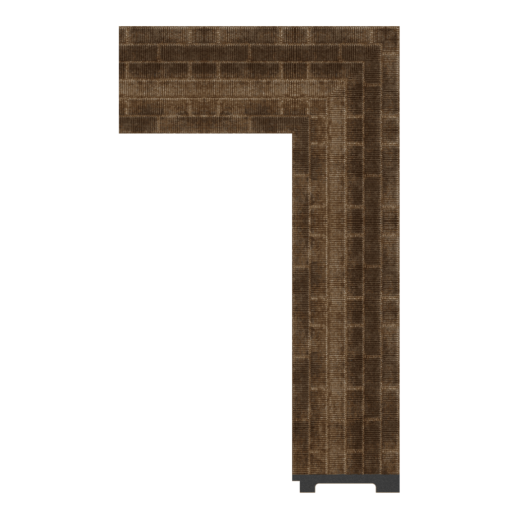 6248-WK-T-756 — 8.89cm Bronze PS Bilderrahmenleiste