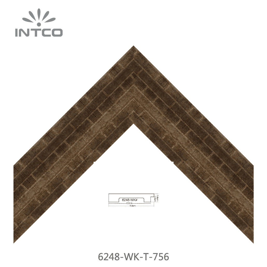 6248-WK-T-756 — 8.89cm Bronze PS Baguette d'Encadrement