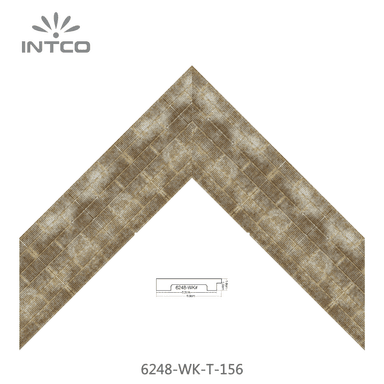 6248-WK-T-156 — 8.89cm Dourado PS Moldura para Quadro