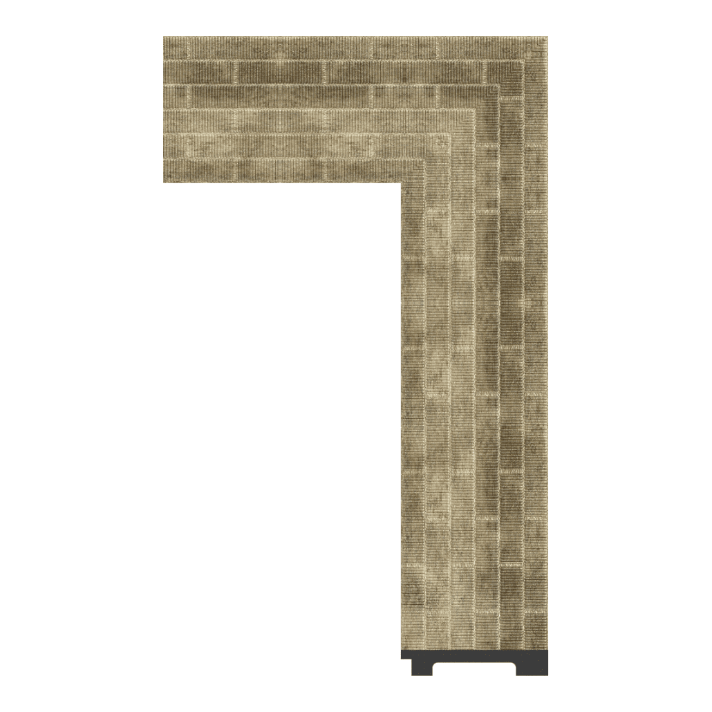 6248-WK-T-903 — 8.89cm Gold PS Bilderrahmenleiste