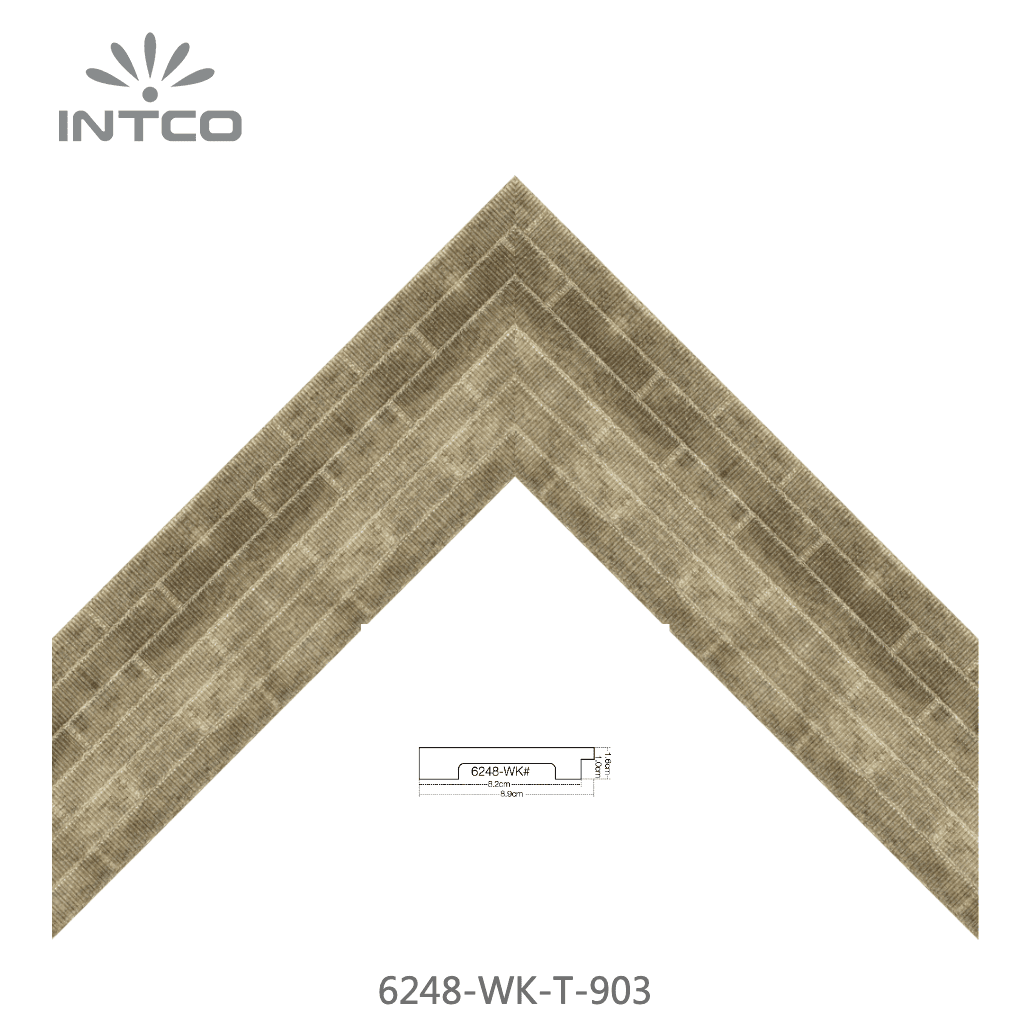 6248-WK-T-903 — 8.89cm Dourado PS Moldura para Quadro