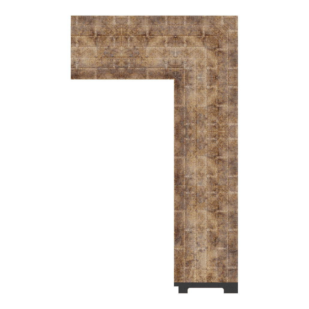 6248-WK-T-097 — 8.89cm Bronze PS Bilderrahmenleiste