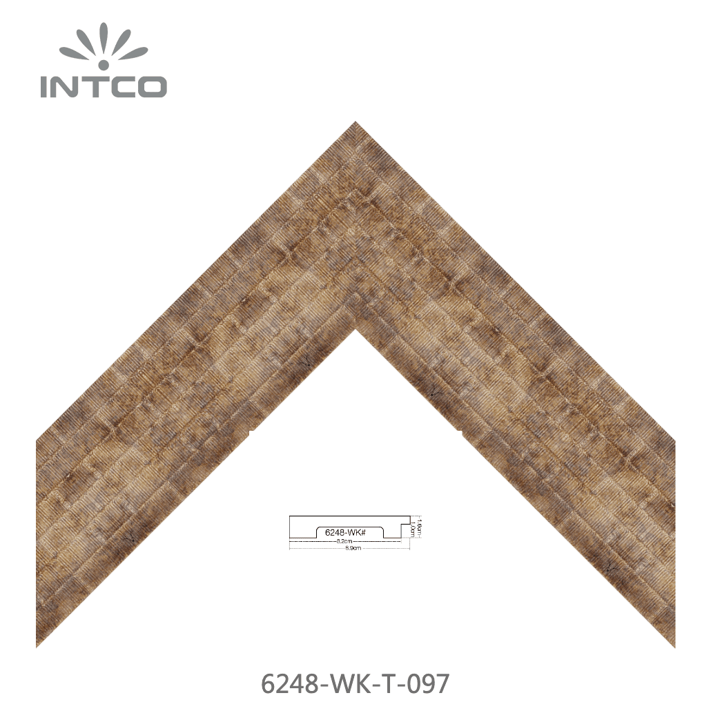 6248-WK-T-097 — 8.89cm Bronze PS Bilderrahmenleiste