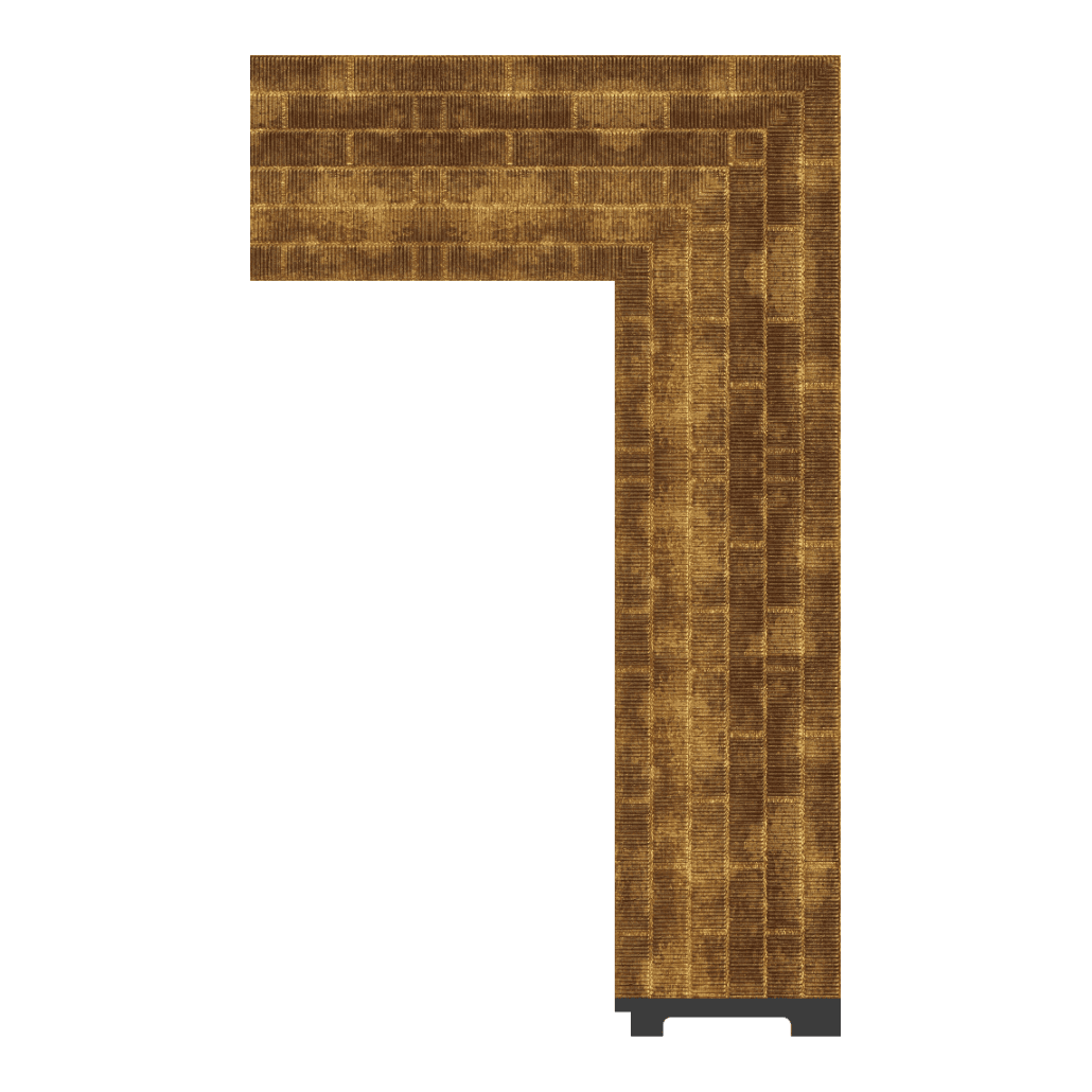 6248-WK-T-056 — 8.89cm Doré PS Baguette d'Encadrement