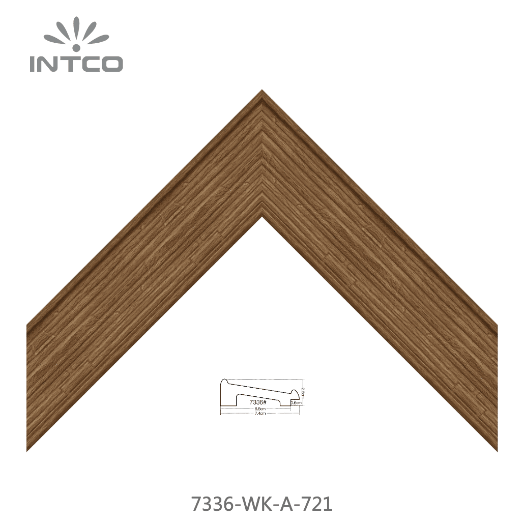 7336-WK-A-721 — 7.4cm Naturel PS Baguette d'Encadrement