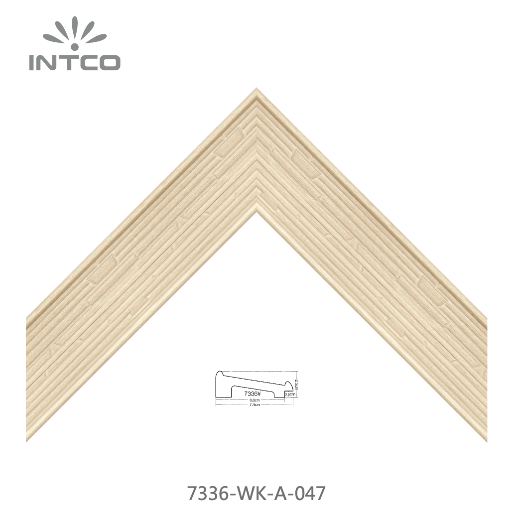 7336-WK-A-047 — 7.4cm Naturel PS Baguette d'Encadrement