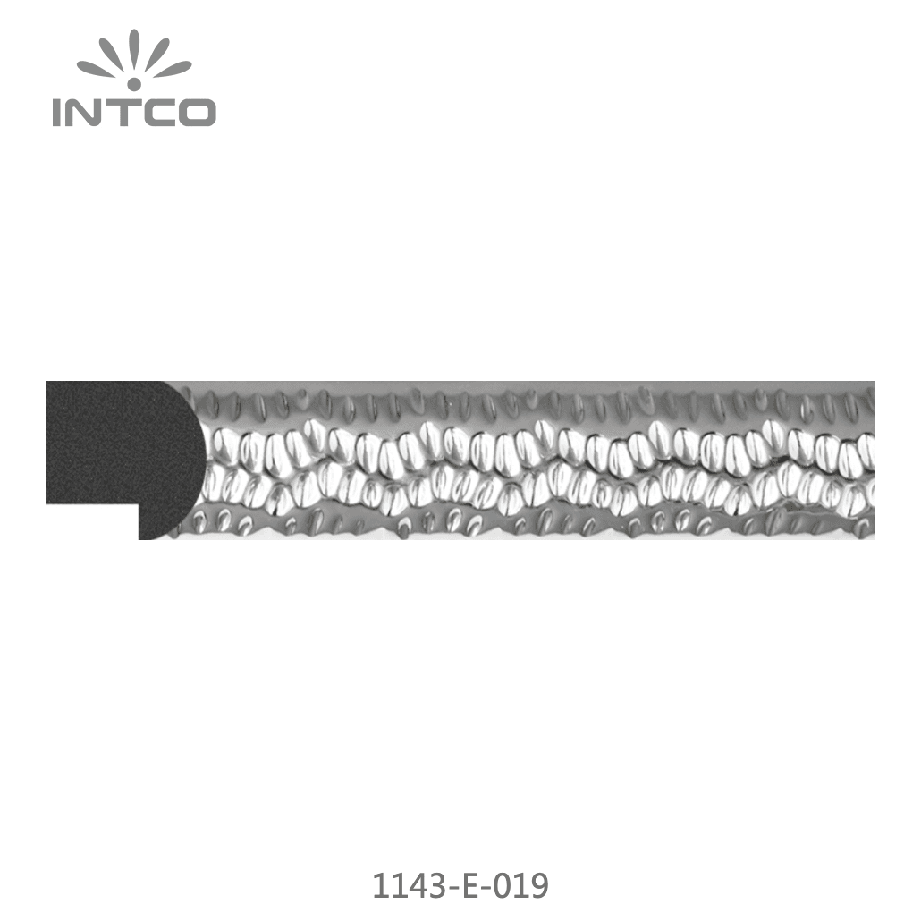 1143-E-019 — 2.6cm Prateado PS Moldura para Quadro