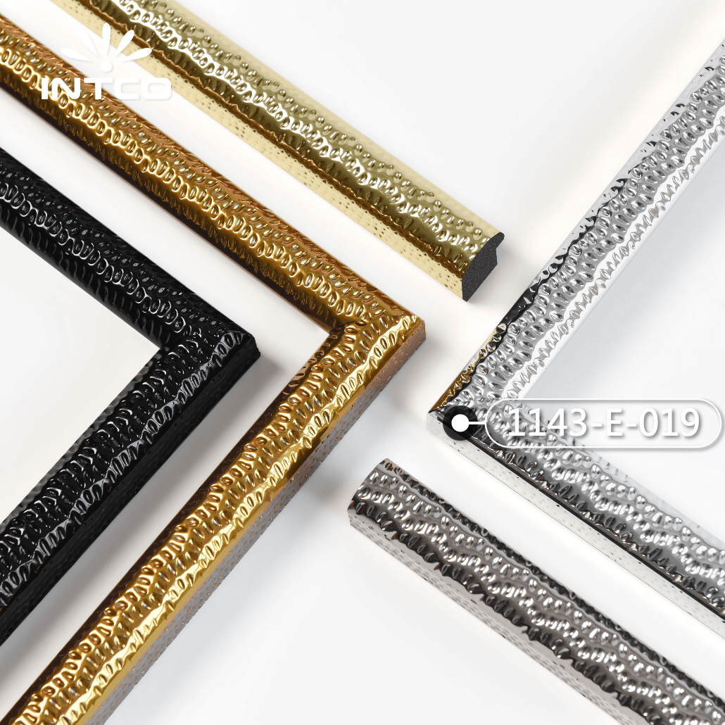 1143-E-019 — 2.6cm Prateado PS Moldura para Quadro