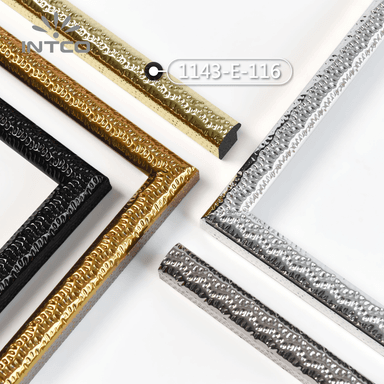 1143-E-116 — 2.6cm Dorado PS Moldura para Marco de Fotos
