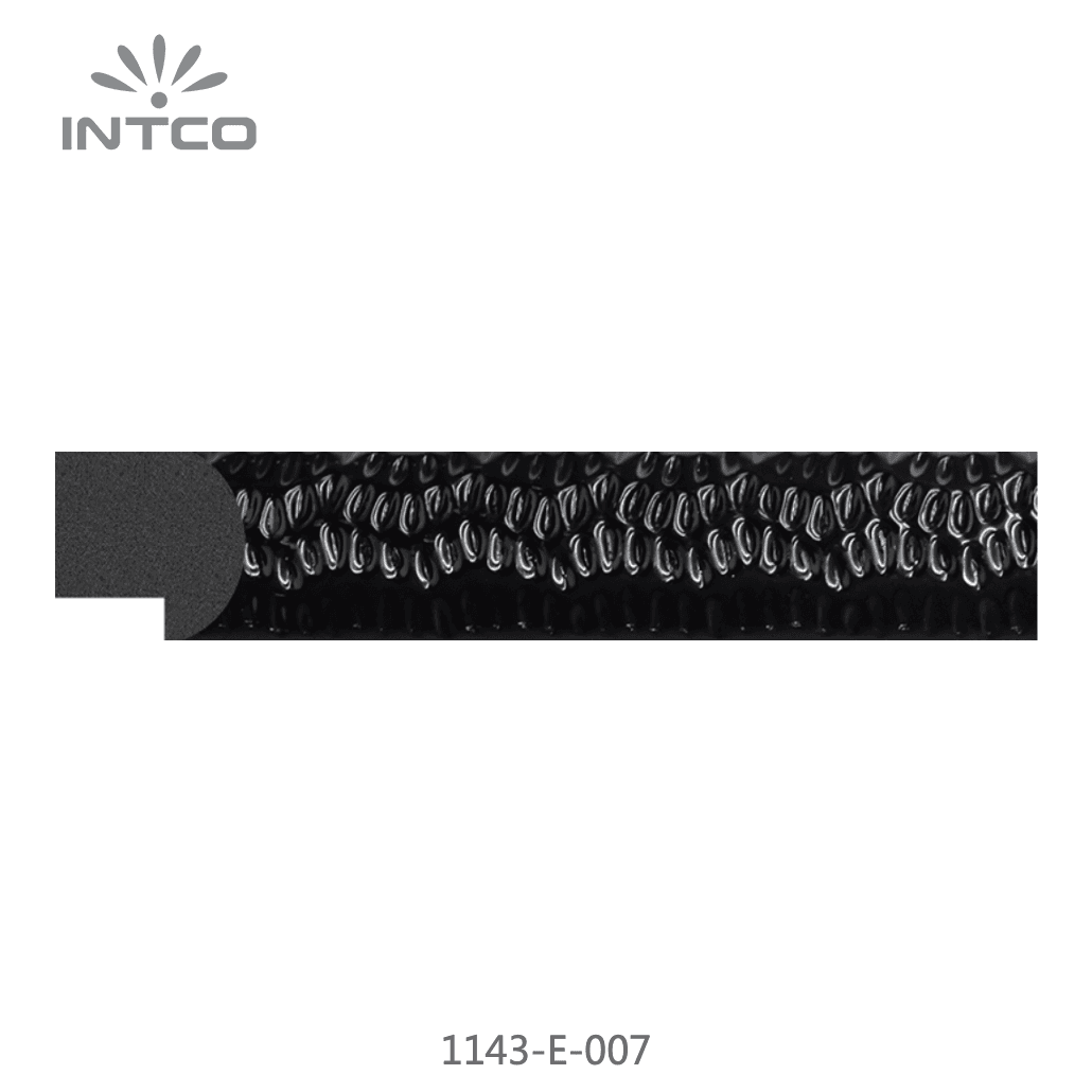 1143-E-007 — 2.6cm Preto PS Moldura para Quadro