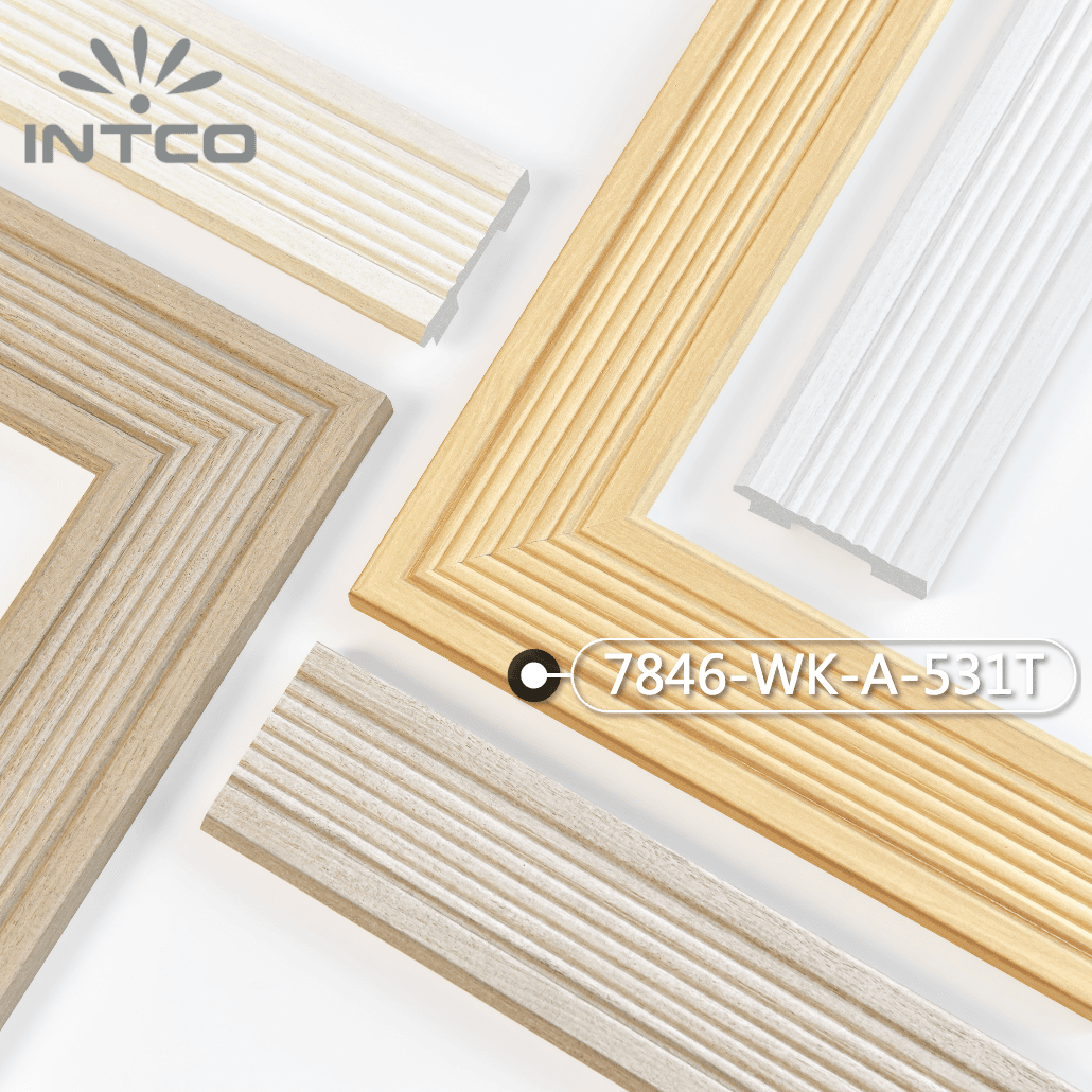 7846-WK-A-531T — 7.62cm Natural PS Picture Frame Moulding