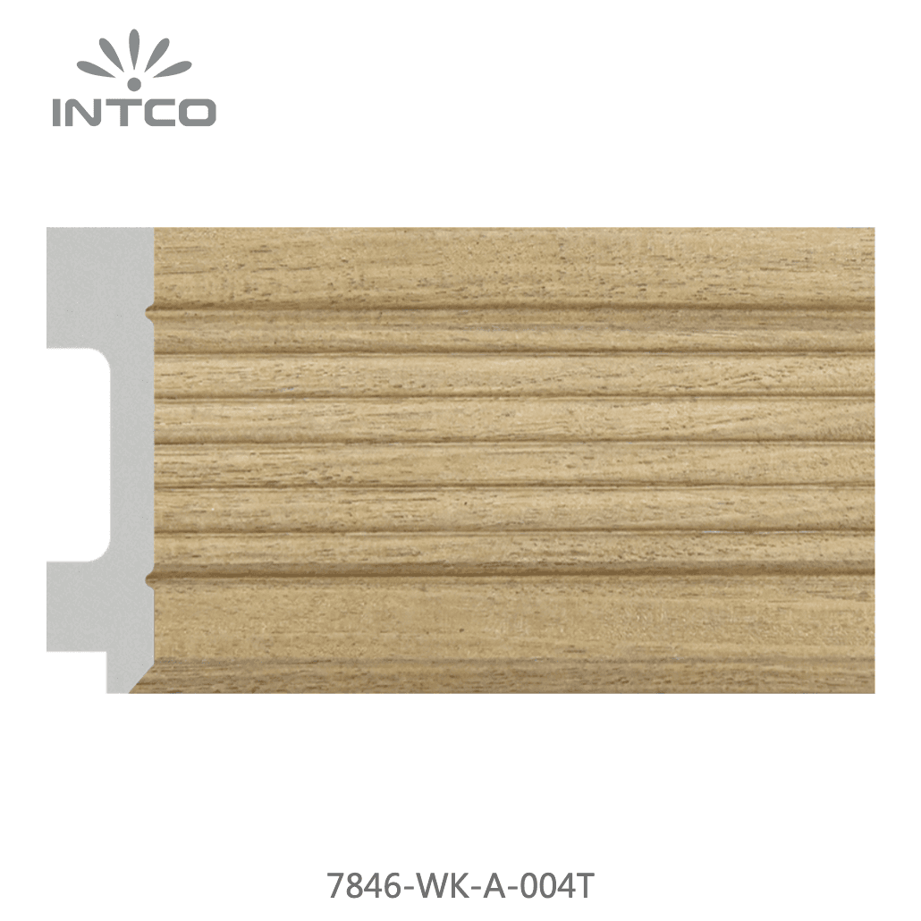 7846-WK-A-004T — 7.62cm Natur PS Bilderrahmenleiste