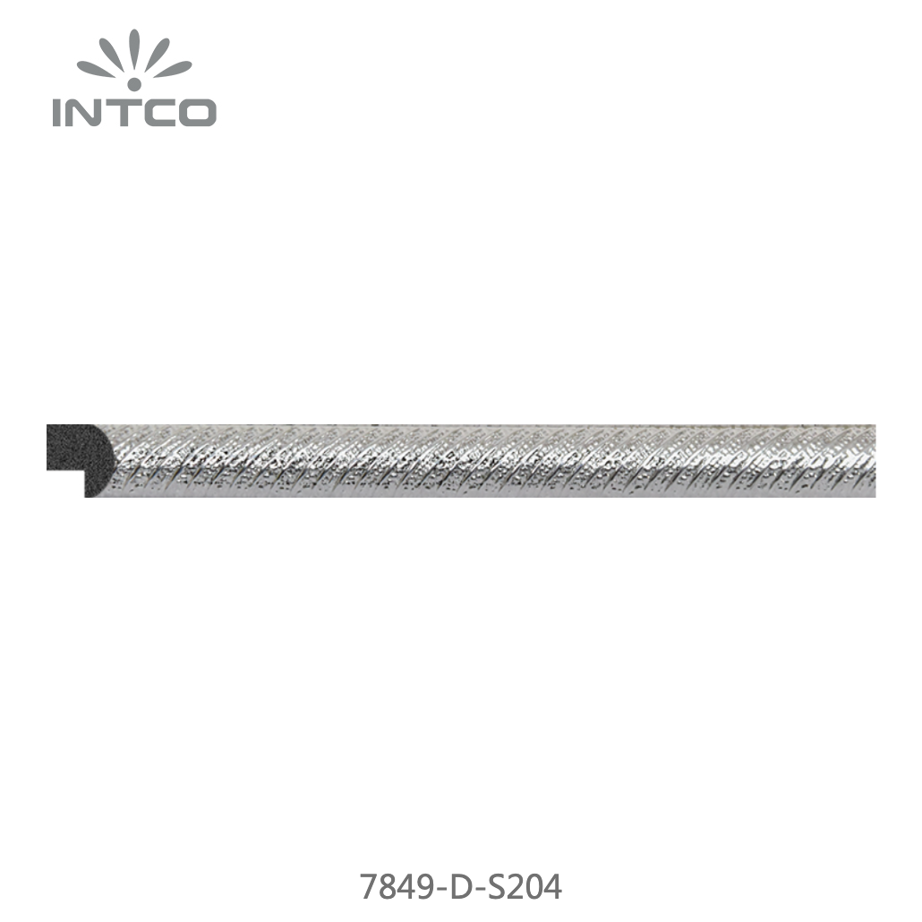 7849-D-S204 — 1.2cm Argenté PS Baguette d'Encadrement