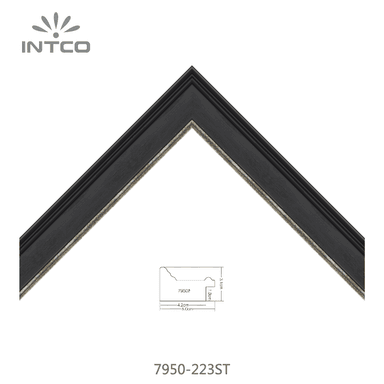 7950-223ST — 5cm Negro PS Moldura para Marco de Fotos