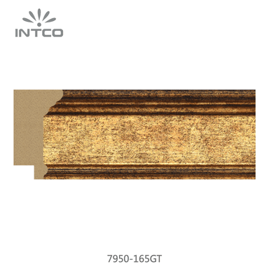 7950-165GT — 5cm Dourado PS Moldura para Quadro