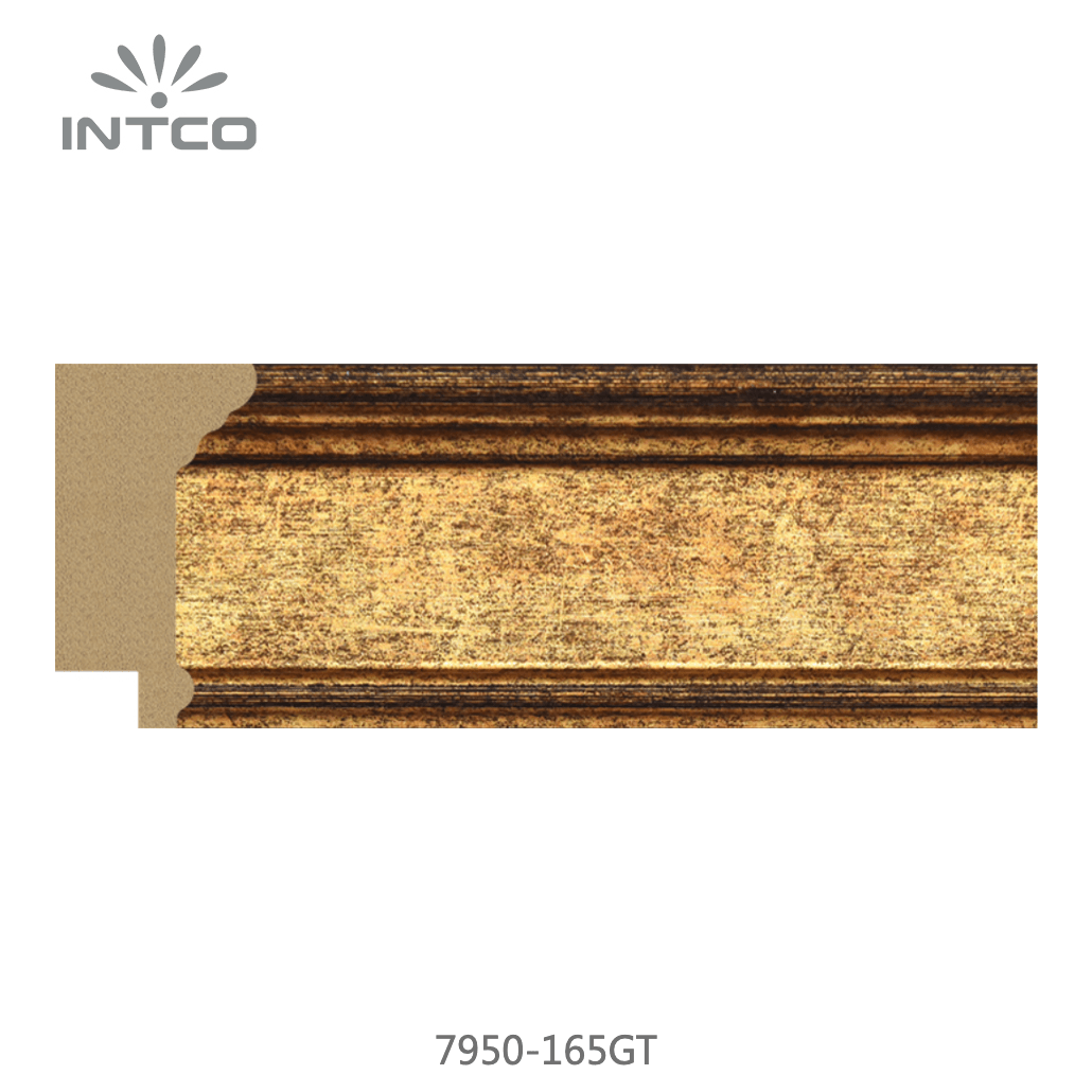 7950-165GT — 5cm Dourado PS Moldura para Quadro