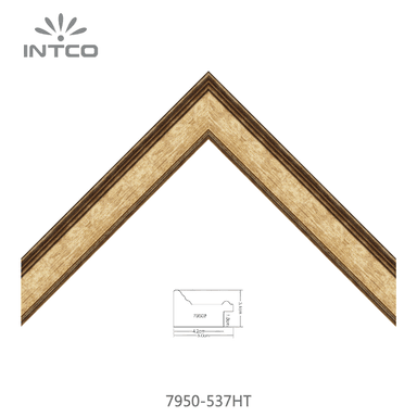 7950-537HT — 5cm Dourado PS Moldura para Quadro