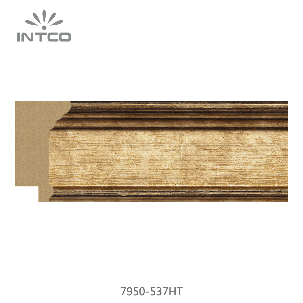 7950-537HT — 5cm Dourado PS Moldura para Quadro
