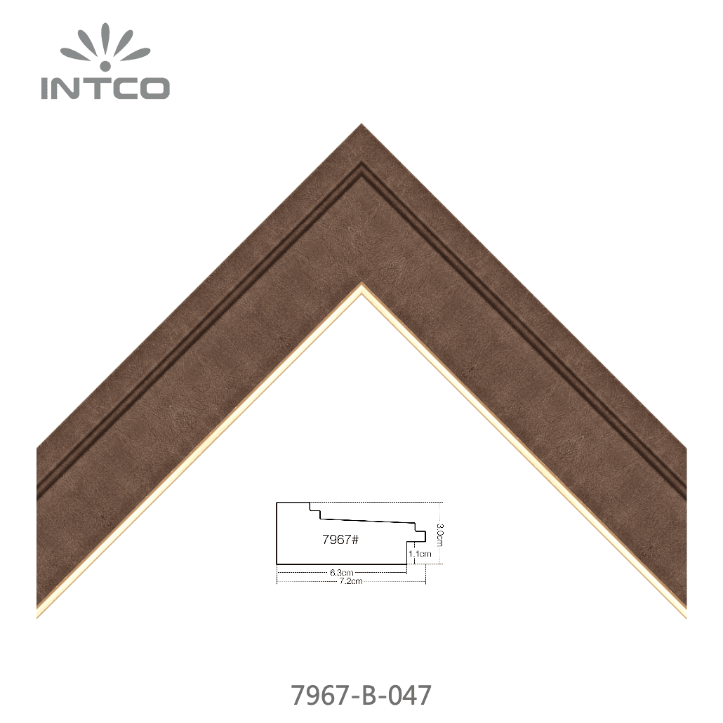 7967-B-047 — 7.2cm PS Moldura para Quadro