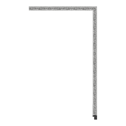 Ps Picture Frame Moulding,9020-ZA-19,1.5W SILVER Picture Frame Moulding