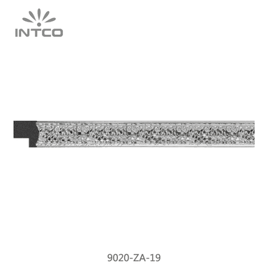 9020-ZA-19 — 1.5cm Argenté PS Baguette d'Encadrement