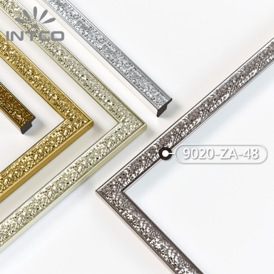 9020-ZA-48 — 1.5cm Silber PS Bilderrahmenleiste