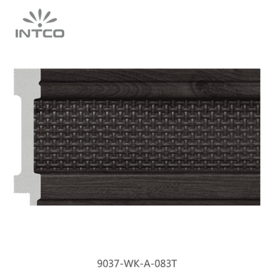 9037-WK-A-083T — 7.5cm Schwarz PS Bilderrahmenleiste
