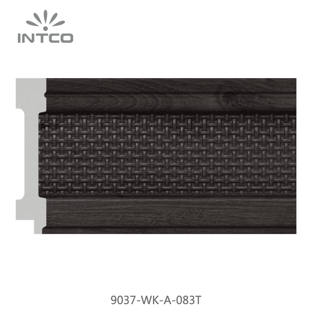 9037-WK-A-083T — 7.5cm Schwarz PS Bilderrahmenleiste