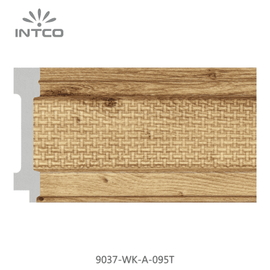 9037-WK-A-095T — 7.5cm Natur PS Bilderrahmenleiste