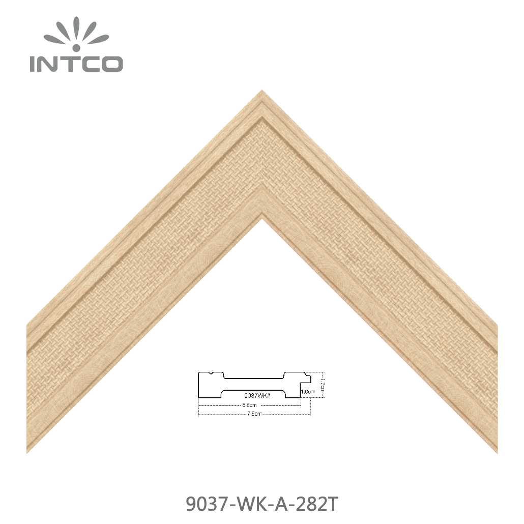 9037-WK-A-282T — 7.5cm Natural PS Moldura para Quadro