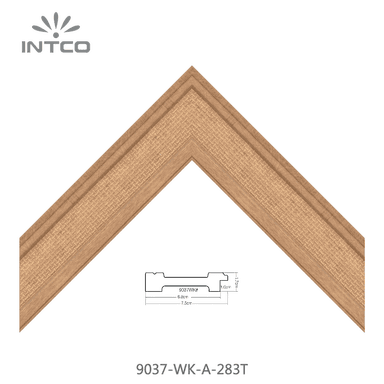 9037-WK-A-283T — 7.5cm Natur PS Bilderrahmenleiste