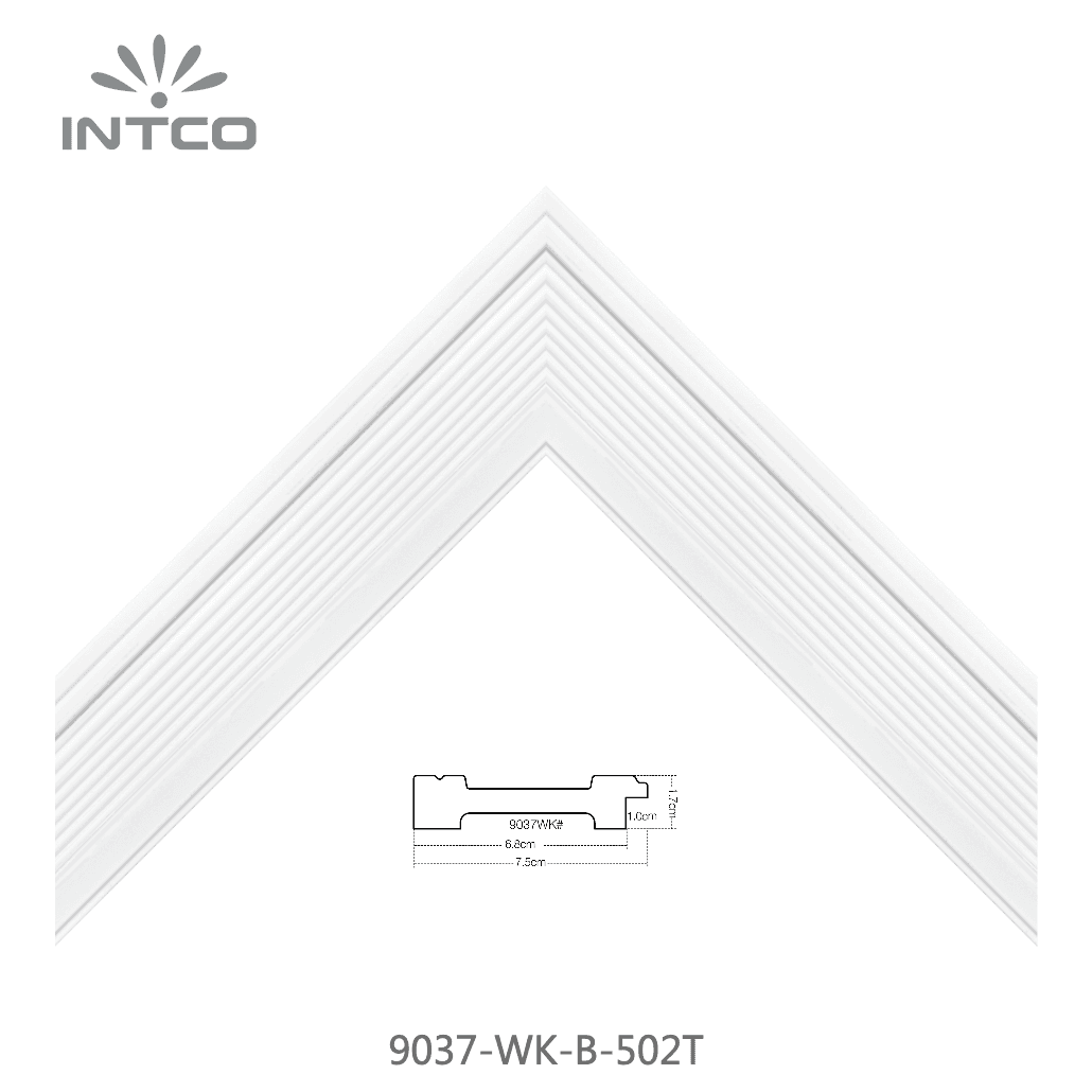 9037-WK-B-502T — 7.5cm Natural PS Picture Frame Moulding