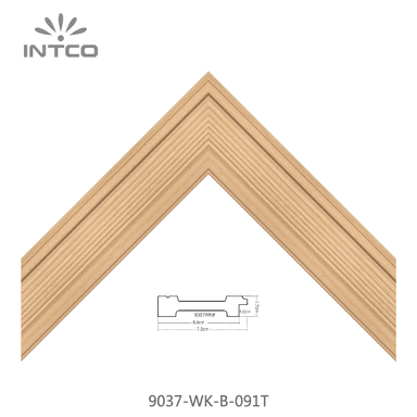 9037-WK-B-091T — 7.5cm Natur PS Bilderrahmenleiste
