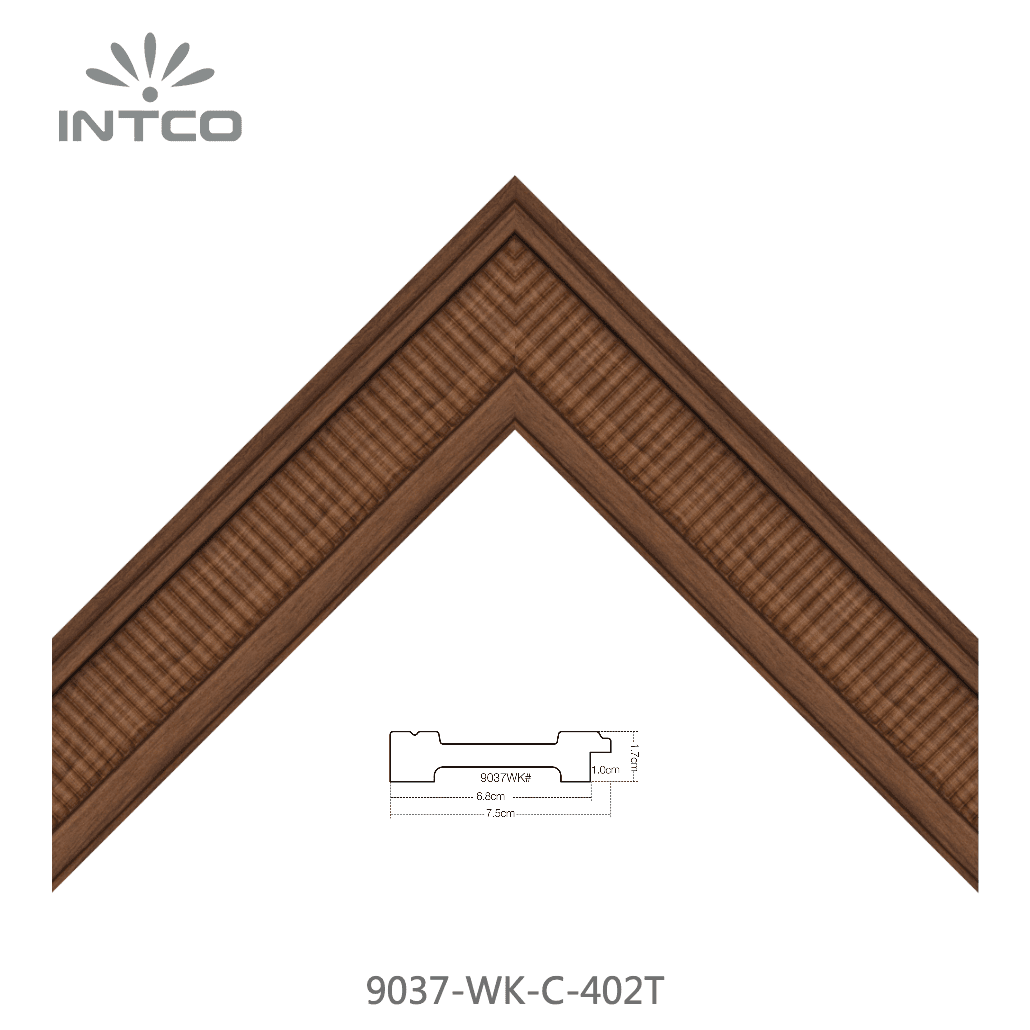 9037-WK-C-402T — 7.5cm Natural PS Picture Frame Moulding