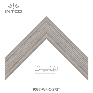 9037-WK-C-272T — 7.5cm Natural PS Picture Frame Moulding