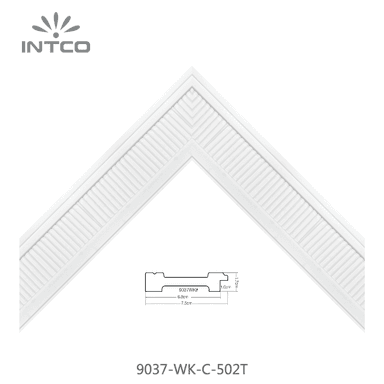 9037-WK-C-502T — 7.5cm Natur PS Bilderrahmenleiste