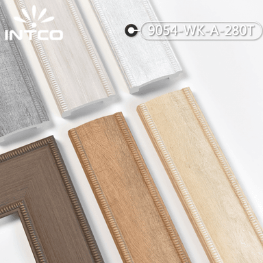9054-WK-A-280T — 9.53cm Natur PS Bilderrahmenleiste
