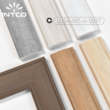 9054-WK-A-067T — 9.53cm Natur PS Bilderrahmenleiste