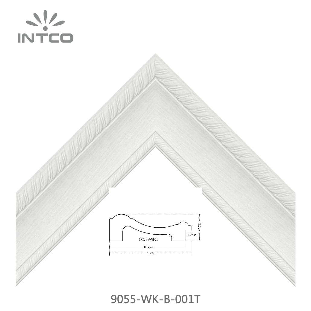 9055-WK-B-001T — 9.23cm Natural PS Picture Frame Moulding