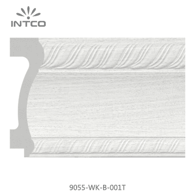 9055-WK-B-001T — 9.23cm Natural PS Picture Frame Moulding