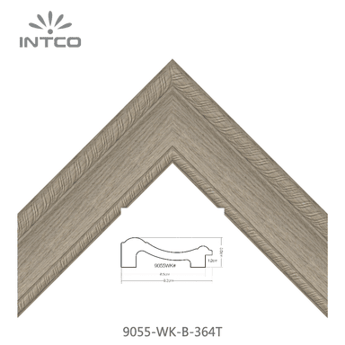 9055-WK-B-364T — 9.23cm Natural PS Picture Frame Moulding