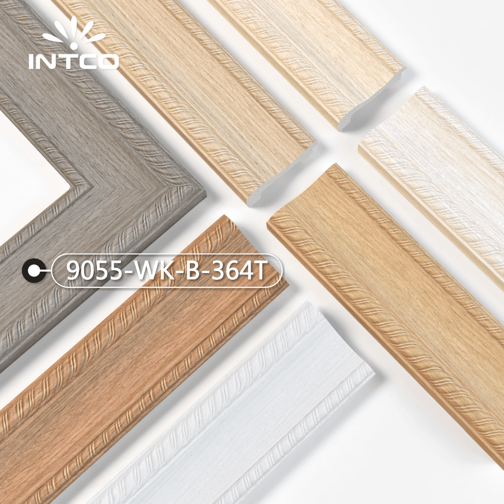 9055-WK-B-364T — 9.23cm Natural PS Picture Frame Moulding