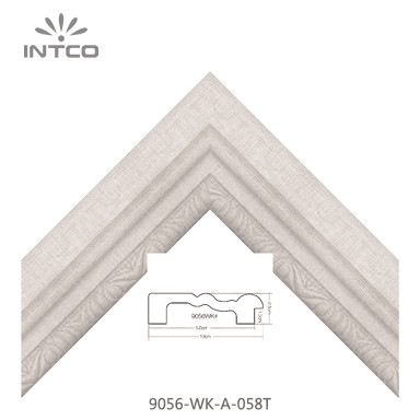 9056-WK-A-058T — 9.53cm Natural PS Picture Frame Moulding