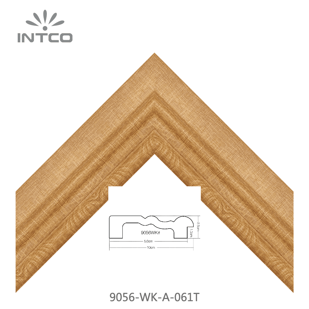 9056-WK-A-061T — 9.53cm Natural PS Picture Frame Moulding