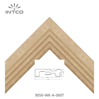 9056-WK-A-060T — 9.53cm Natural PS Picture Frame Moulding