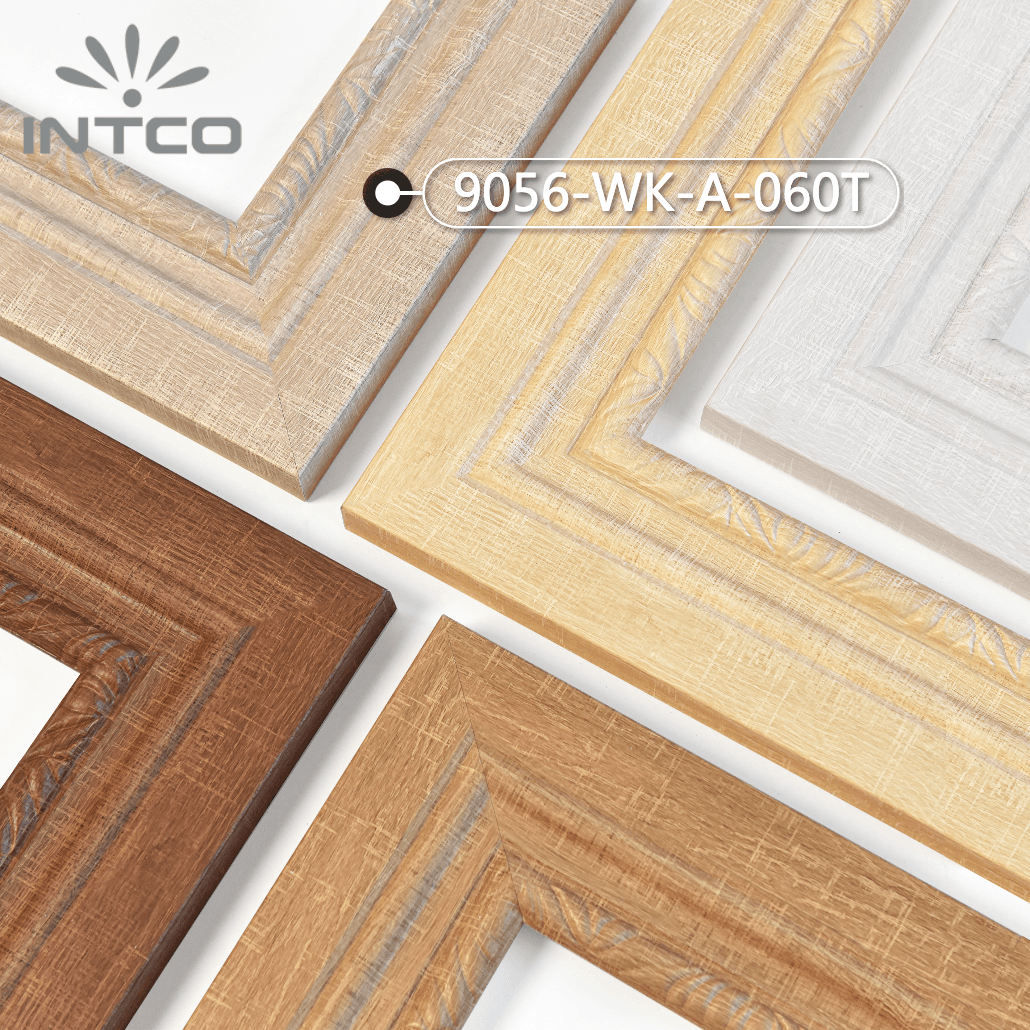 9056-WK-A-060T — 9.53cm Natural PS Picture Frame Moulding