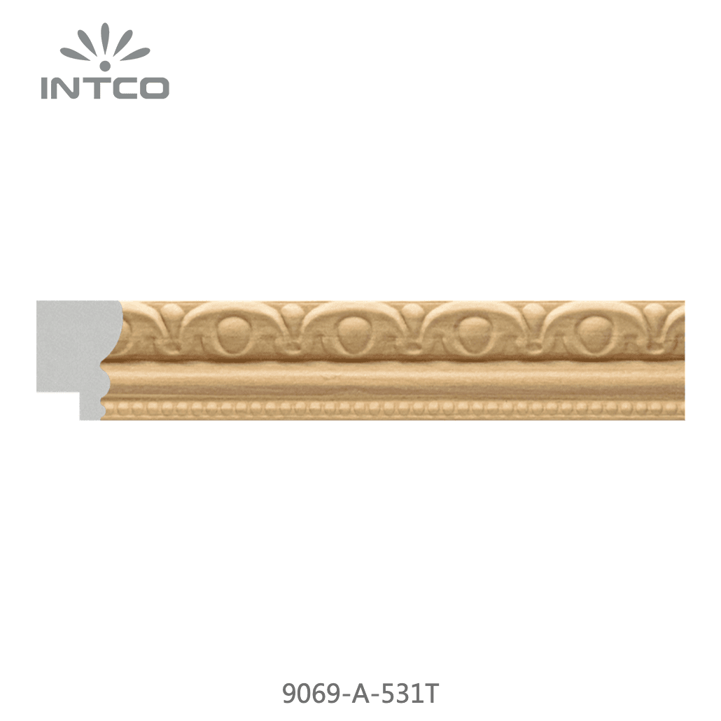9069-A-531T — 2.5cm Natur PS Bilderrahmenleiste